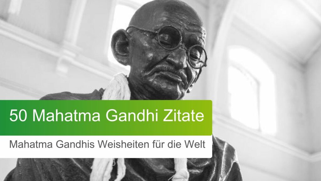 Mahatma Gandhi Zitate Titelbild