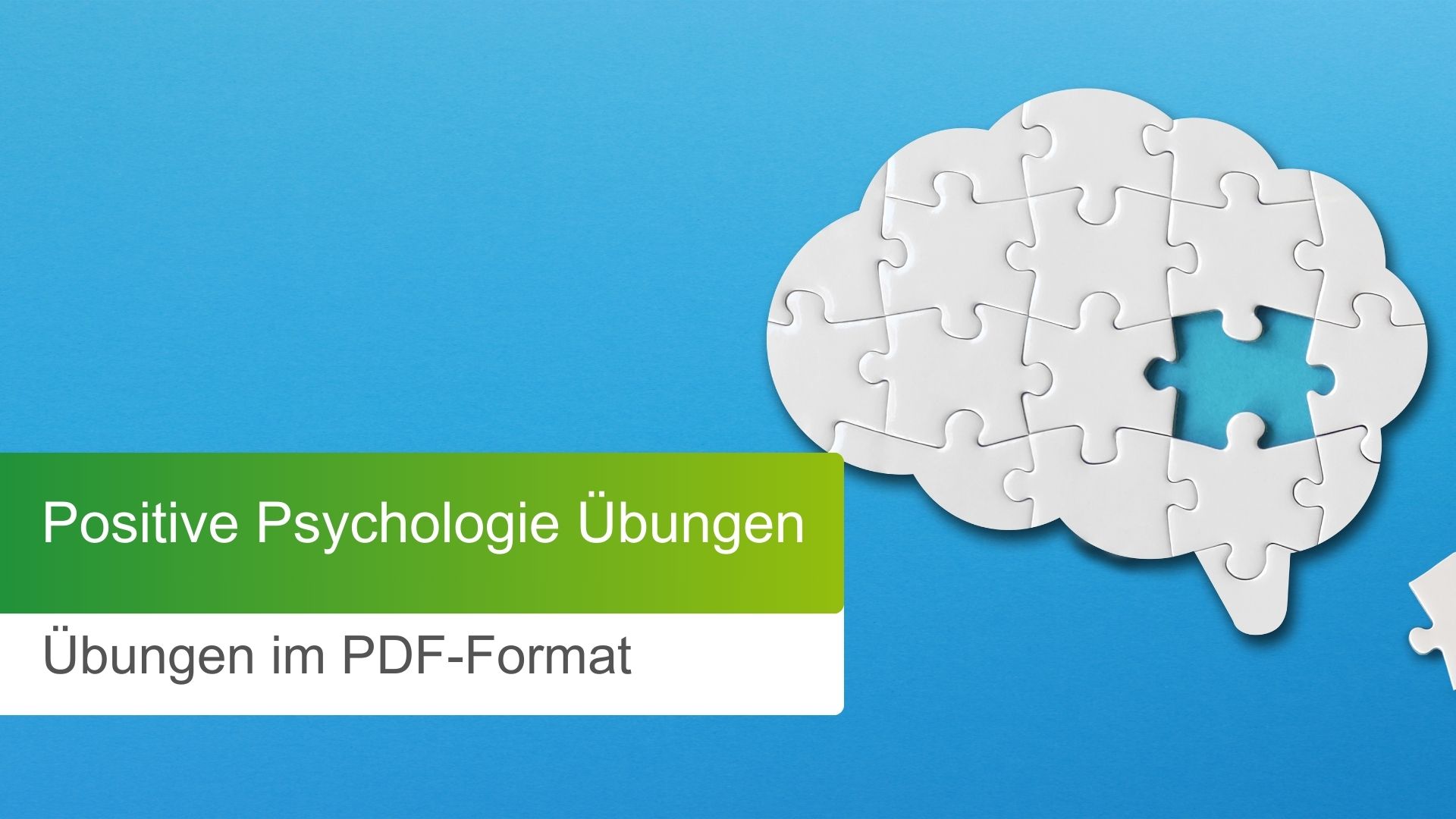 Positive Psychologie Übungen PDF Download