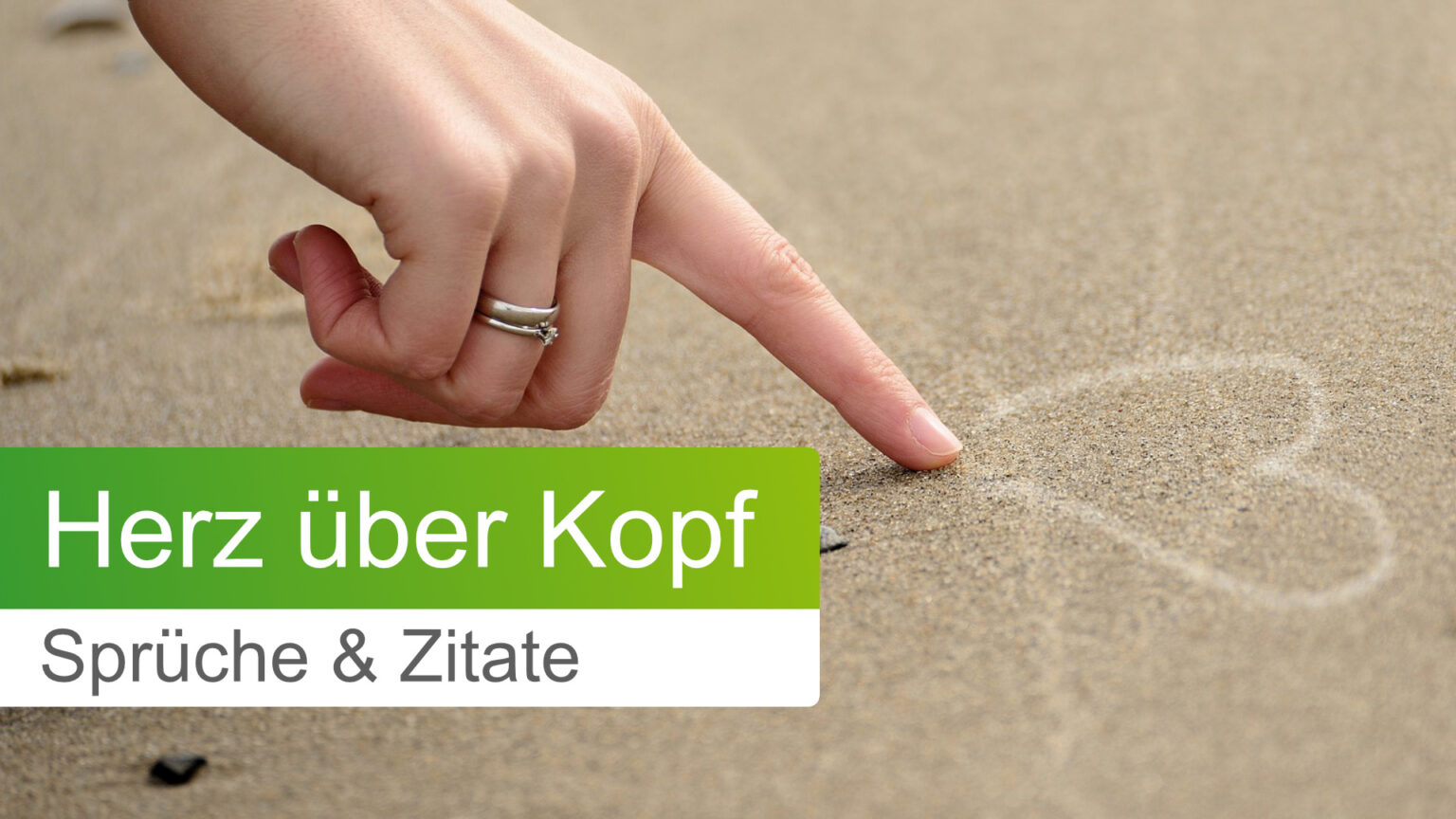 Herz über Kopf Sprüche und Zitate