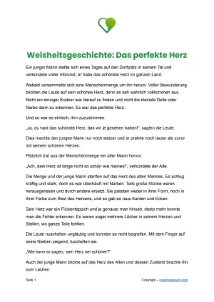 Weisheitsgeschichte-Das-perfekte-herz-PDF-Vorschaubild