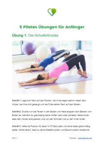 Pilates Übungen zum Ausdrucken (PDF): Übersicht & Anleitung