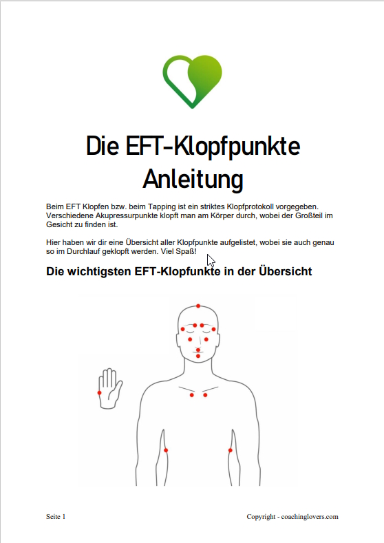 EFT Klopfpunkte PDF Vorschau Seite 1