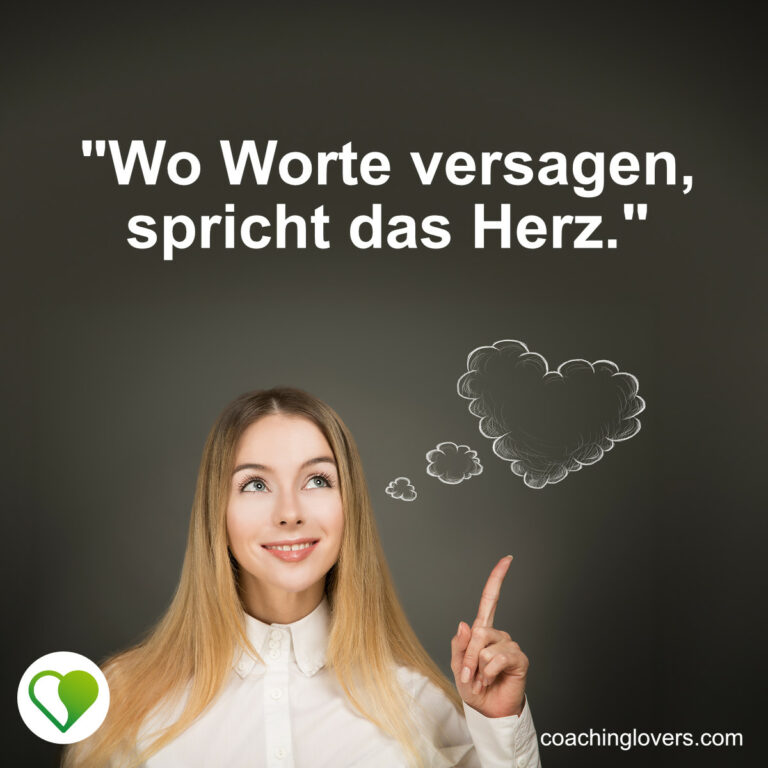 Herz über Kopf Sprüche und Zitate